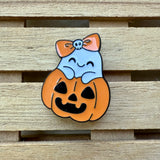 4 Ghost Enamel Pins