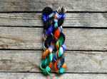 “Halloween Whirlwind" Mini Skein