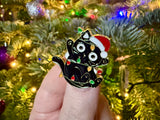 Christmas Cat Enamel Pin