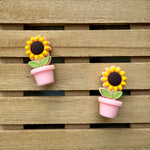 Flower in Pot Needle Stoppers