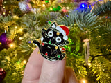 Christmas Cat Enamel Pin