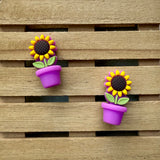Flower in Pot Needle Stoppers