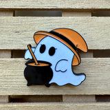 4 Ghost Enamel Pins