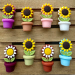 Flower in Pot Needle Stoppers