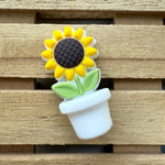 Flower in Pot Needle Stoppers